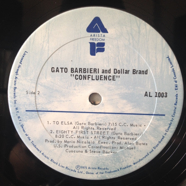 Gato Barbieri & Dollar Brand : Confluence (LP, Album, RE)