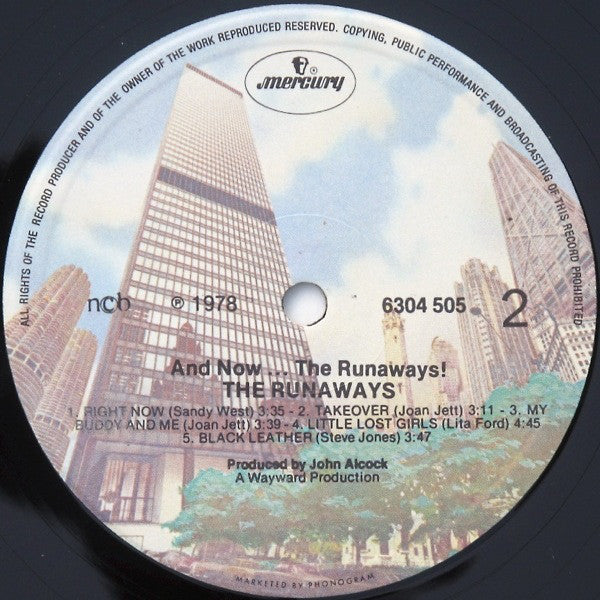 The Runaways ~ And Now... The Runaways (Vinyl) - Djungel & Jazz