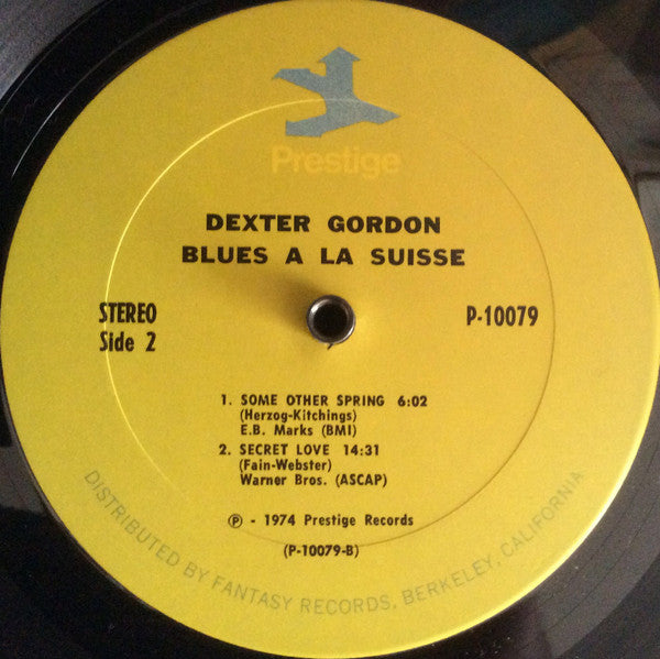 Dexter Gordon ~ Blues A La Suisse (Vinyl) - Djungel & Jazz
