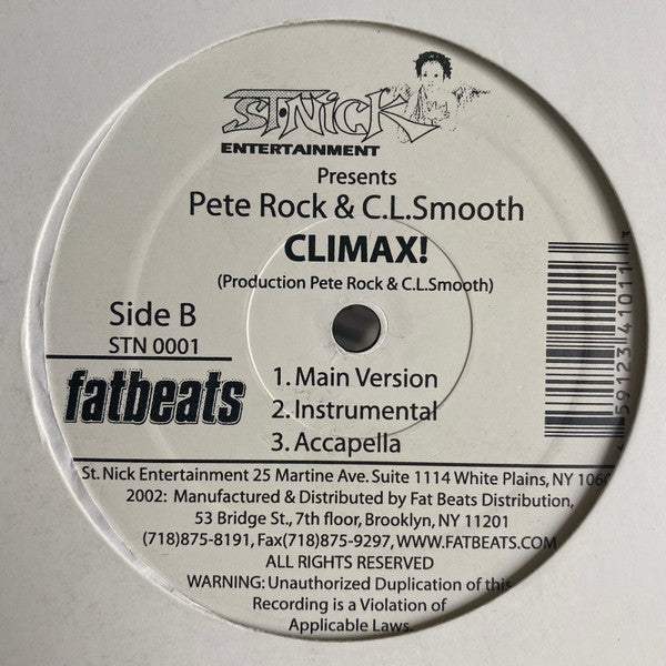 Pete Rock & C.L. Smooth ~ Shine On Me / Climax (Vinyl) - Djungel & Jazz