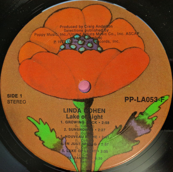Linda Cohen : Lake Of Light (LP, Album, Ter)