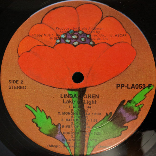 Linda Cohen : Lake Of Light (LP, Album, Ter)