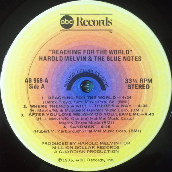 Harold Melvin And The Blue Notes ~ Reaching For The World (Vinyl) - Djungel & Jazz