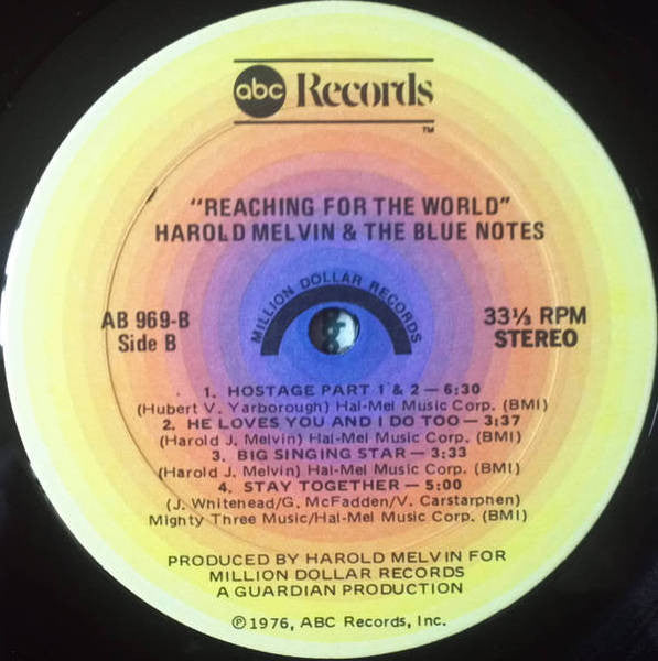 Harold Melvin And The Blue Notes ~ Reaching For The World (Vinyl) - Djungel & Jazz