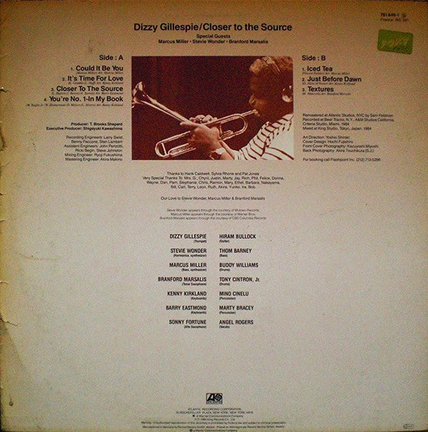 Dizzy Gillespie ~ Closer To The Source (Vinyl) - Djungel & Jazz