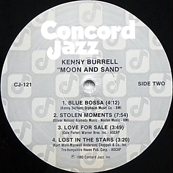 Kenny Burrell ~ Moon And Sand (Vinyl) - Djungel & Jazz
