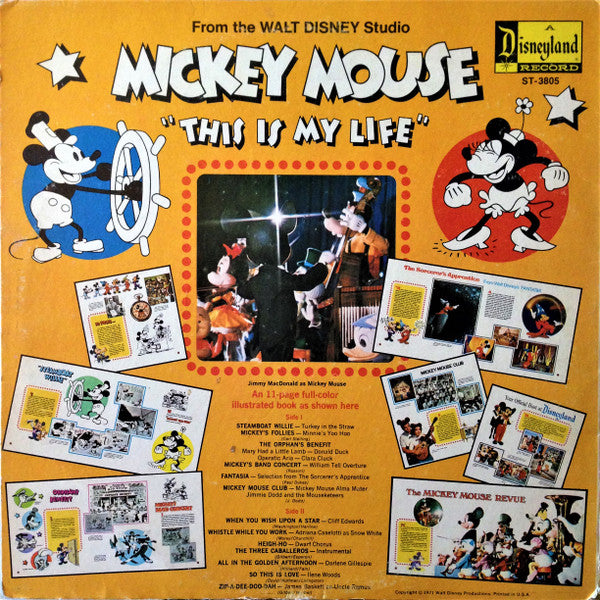 Various ~ Mickey Mouse "This Is My Life" (Vinyl) - Djungel & Jazz