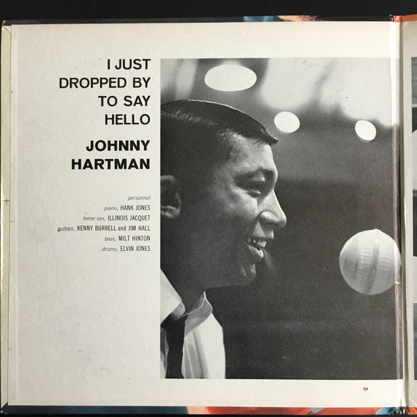 Johnny Hartman : I Just Dropped By To Say Hello (LP, Album, Mono)