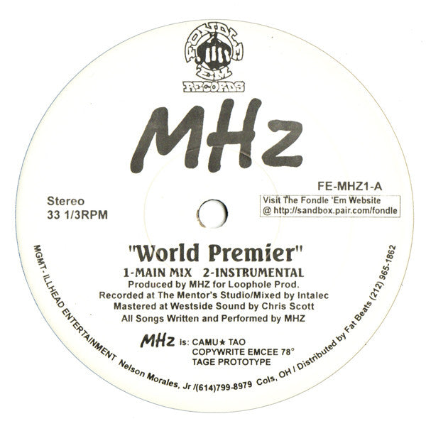 MHz ~ World Premier (Vinyl) - Djungel & Jazz