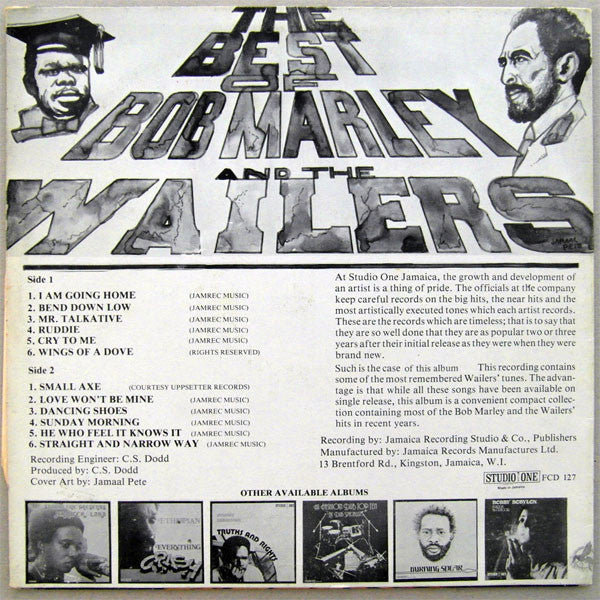 Bob Marley & The Wailers : The Best Of Bob Marley & The Wailers (LP, Comp, RE, red)