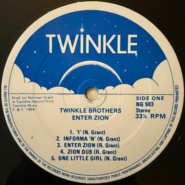 Twinkle Brothers : Enter Zion (LP, Album)