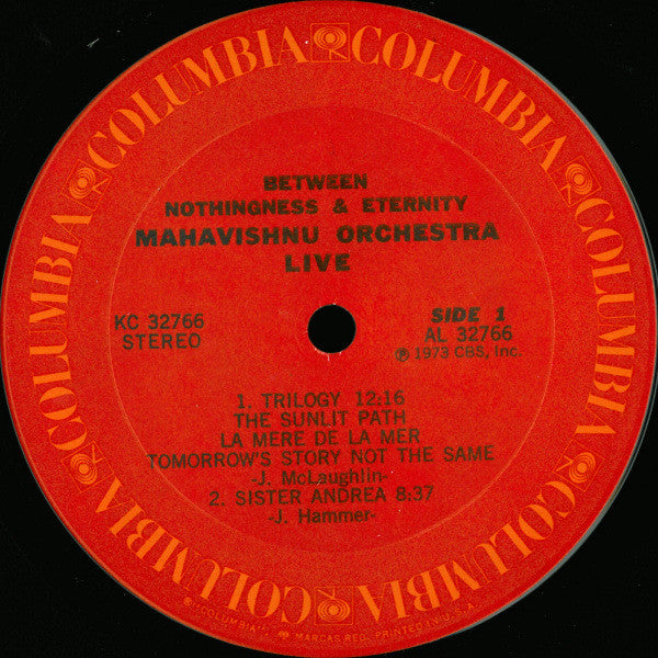 Mahavishnu Orchestra ~ Between Nothingness & Eternity (Vinyl) - Djungel & Jazz