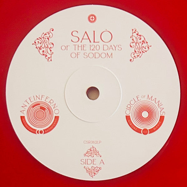 Various : Salò Or The 120 Days Of Sodom (LP, Album, Ltd, Red)