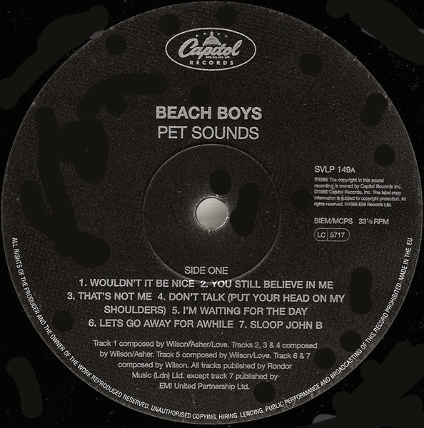 The Beach Boys ~ Pet Sounds (Vinyl) - Djungel & Jazz