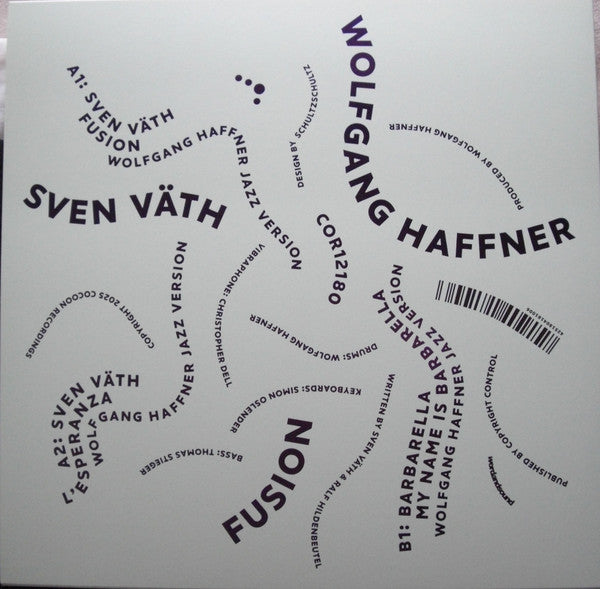 Sven Väth X Wolfgang Haffner ~ Fusion (Vinyl) - Djungel & Jazz