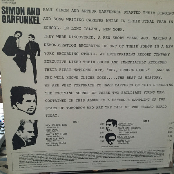 Simon & Garfunkel : Simon & Garfunkel (LP, Comp)