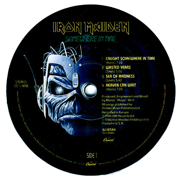 Iron Maiden ~ Somewhere In Time (Vinyl) - Djungel & Jazz
