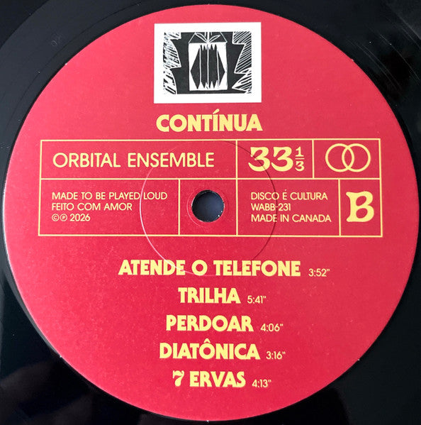 Orbital Ensemble ~ Contínua (Vinyl) - Djungel & Jazz