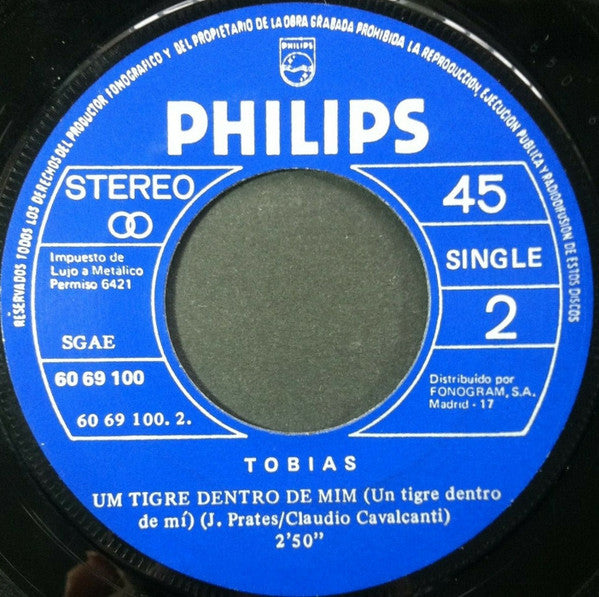 Claudia Regina * Tobias (25) : Dialogo (Quebranto) (7", Single)