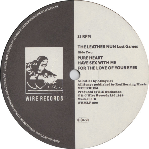 The Leather Nun ~ Lust Games (Vinyl) - Djungel & Jazz