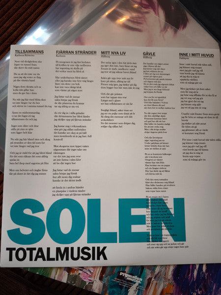 Solen (2) : Totalmusik (LP, Album, RE)