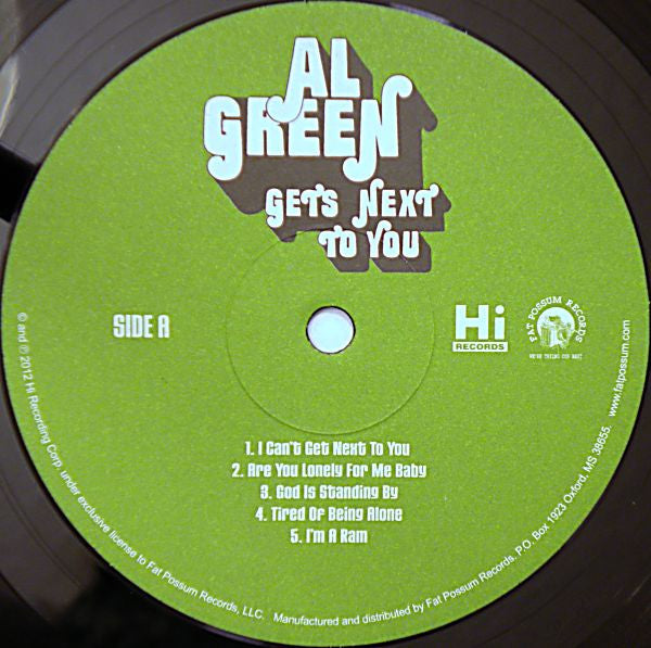 Al Green ~ Gets Next To You (Vinyl) - Djungel & Jazz