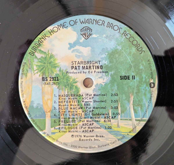 Pat Martino : Starbright (LP, Album, San)