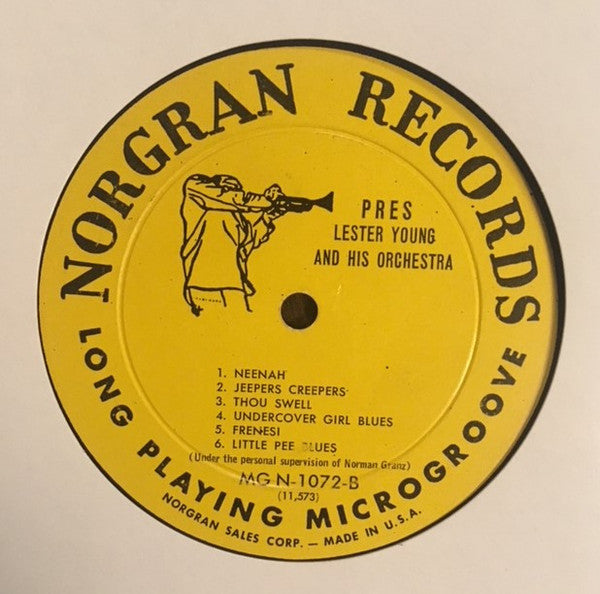 Lester Young And His Orchestra : Pres (LP, Album, Mono)