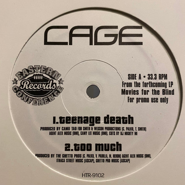 Cage ~ Promo LP Sampler (Vinyl) - Djungel & Jazz