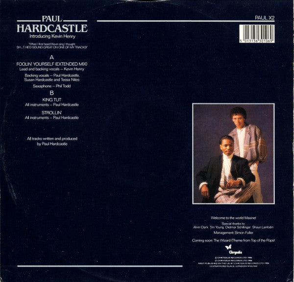 Paul Hardcastle ~ Foolin' Yourself (Vinyl) - Djungel & Jazz