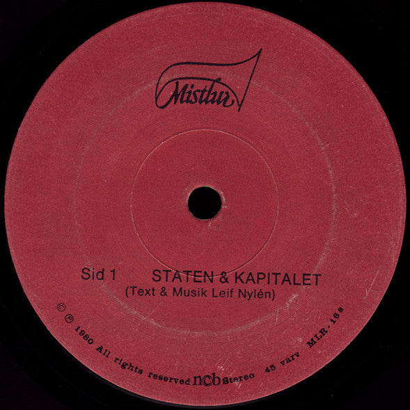 Ebba Grön ~ Ung & Kåt / Staten & Kapitalet (Vinyl) - Djungel & Jazz