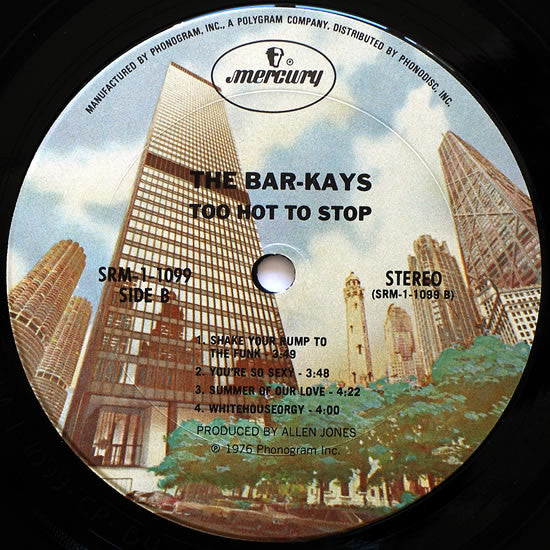 Bar-Kays : Too Hot To Stop (LP, Album, San)