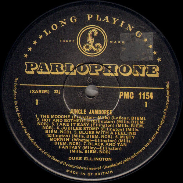 Duke Ellington And His Orchestra : Jungle Jamboree (Ellingtonia 1927-1930) (LP, Comp, Mono)