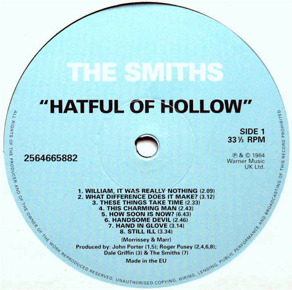 The Smiths ~ Hatful Of Hollow (Vinyl) - Djungel & Jazz