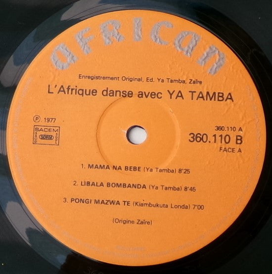 Ya Tamba ~ L'Afrique Danse (Vinyl) - Djungel & Jazz