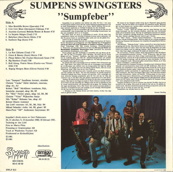 Sumpens Swingsters : Sumpfeber (LP)