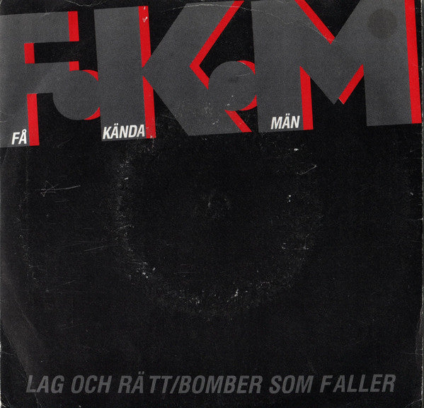 F.K.M. ~ Lag Och Rätt / Bomber Som Faller (Vinyl) - Djungel & Jazz