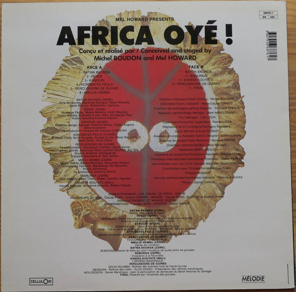 Mel Howard  ~ Africa Oyé (Vinyl) - Djungel & Jazz