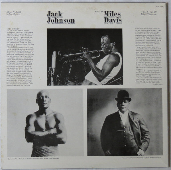 Miles Davis ~ Jack Johnson (Original Soundtrack Recording) (Vinyl) - Djungel & Jazz