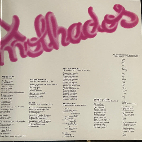Secos & Molhados : Secos & Molhados (LP, Album, RE, 180)