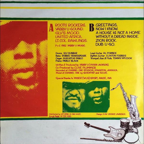 Yabby You Meets Sly & Robbie Along With Tommy McCook ~ Yabby U Meets Sly & Robbie Along With Tommy Mc Cook (Vinyl) - Djungel & Jazz