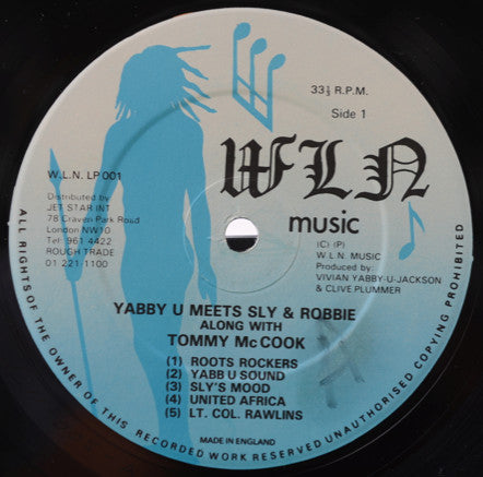 Yabby You Meets Sly & Robbie Along With Tommy McCook ~ Yabby U Meets Sly & Robbie Along With Tommy Mc Cook (Vinyl) - Djungel & Jazz