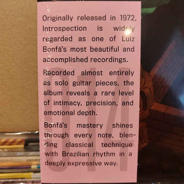 Luiz Bonfá : Introspection (LP, Album, RE)