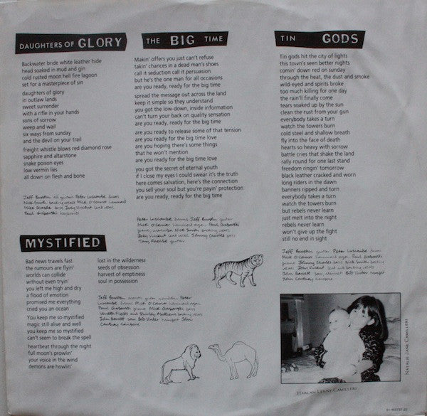 The Black Sorrows ~ Dear Children (Vinyl) - Djungel & Jazz