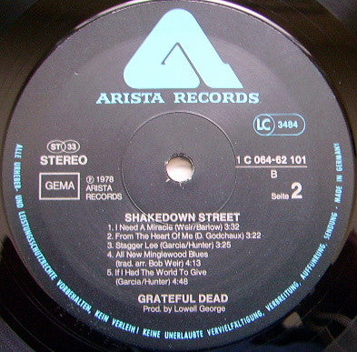 Grateful Dead* : Shakedown Street (LP, Album)