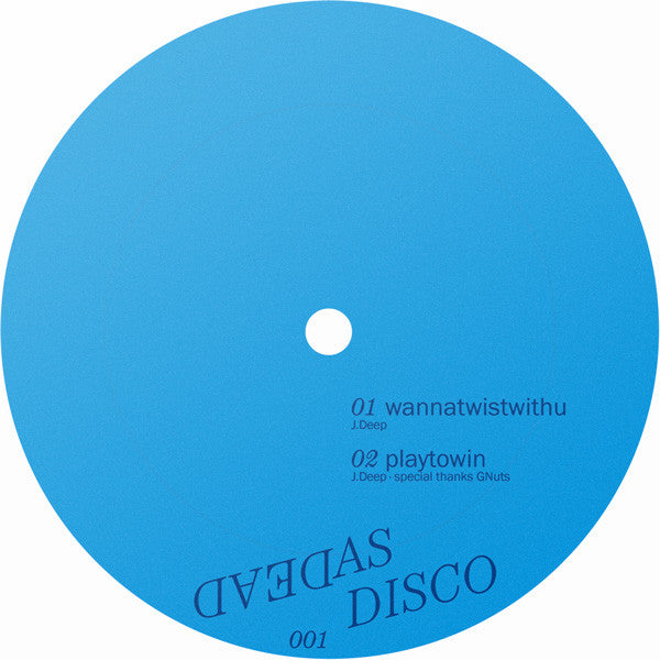 JDeep* & DCastillo* : Dead As Disco 001 (12", EP)