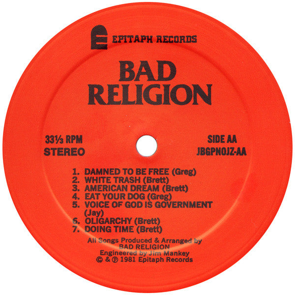 Bad Religion ~ How Could Hell Be Any Worse? (Vinyl) - Djungel & Jazz