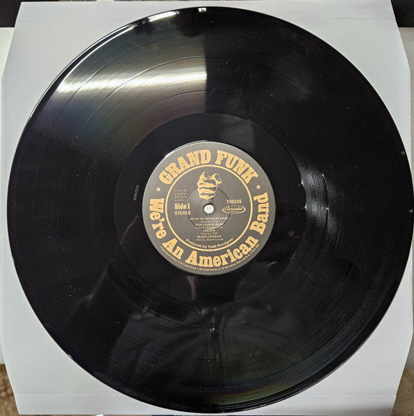 Grand Funk Railroad : We're An American Band (LP, Album, RE, S/Edition, Gol)
