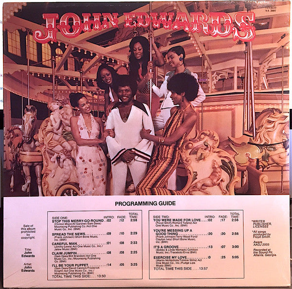 John Edwards  ~ John Edwards (Vinyl) - Djungel & Jazz