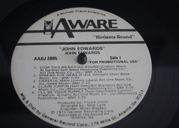 John Edwards  ~ John Edwards (Vinyl) - Djungel & Jazz